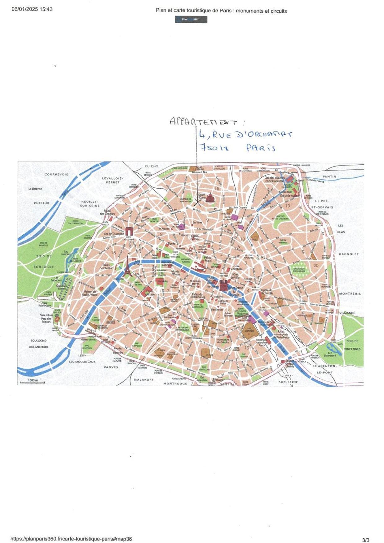 דירות Paris Sacre Coeur Montmartre Et Tour Eiffel, 8 People, מראה חיצוני תמונה